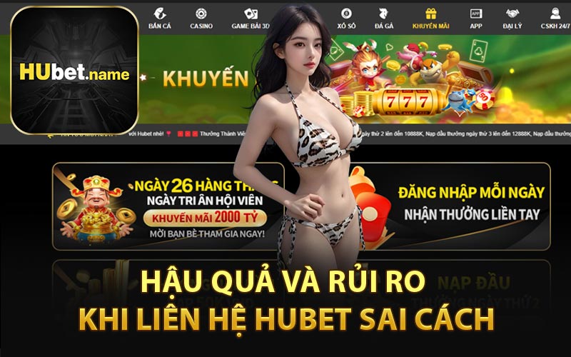 Hậu Quả Và Rủi Ro Khi Liên Hệ HUBET Sai Cách